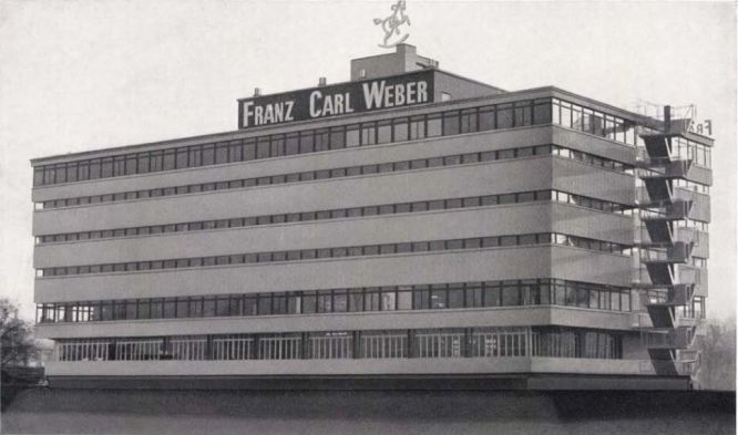 Lagerhaus von Franz Carl Weber des Architekten Rudolf Kuhn
